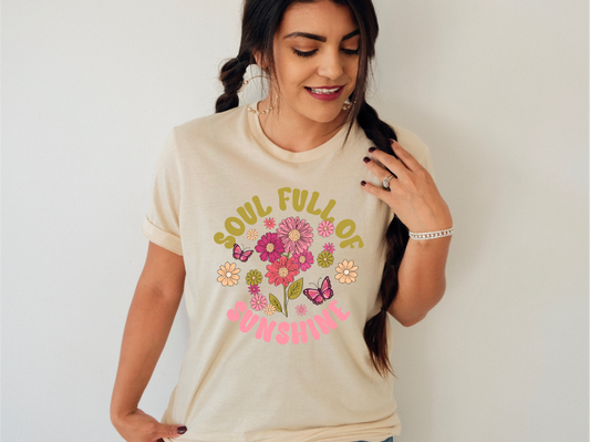 Soul full of sunchine- Full Color DTF Transfer