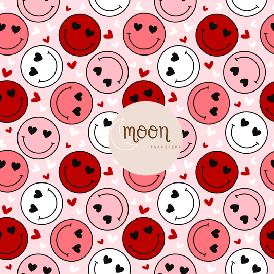 009 Happy & Loved  Valentine | Vinyl Sheet | 12x12 Vinyl Sheet | Patterned Vinyl
