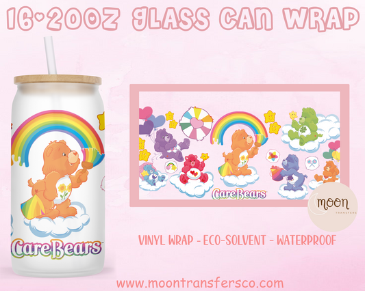 Cute| Glass Tumbler Wrap | Love | Vinyl Decal | Glass Can Wraps