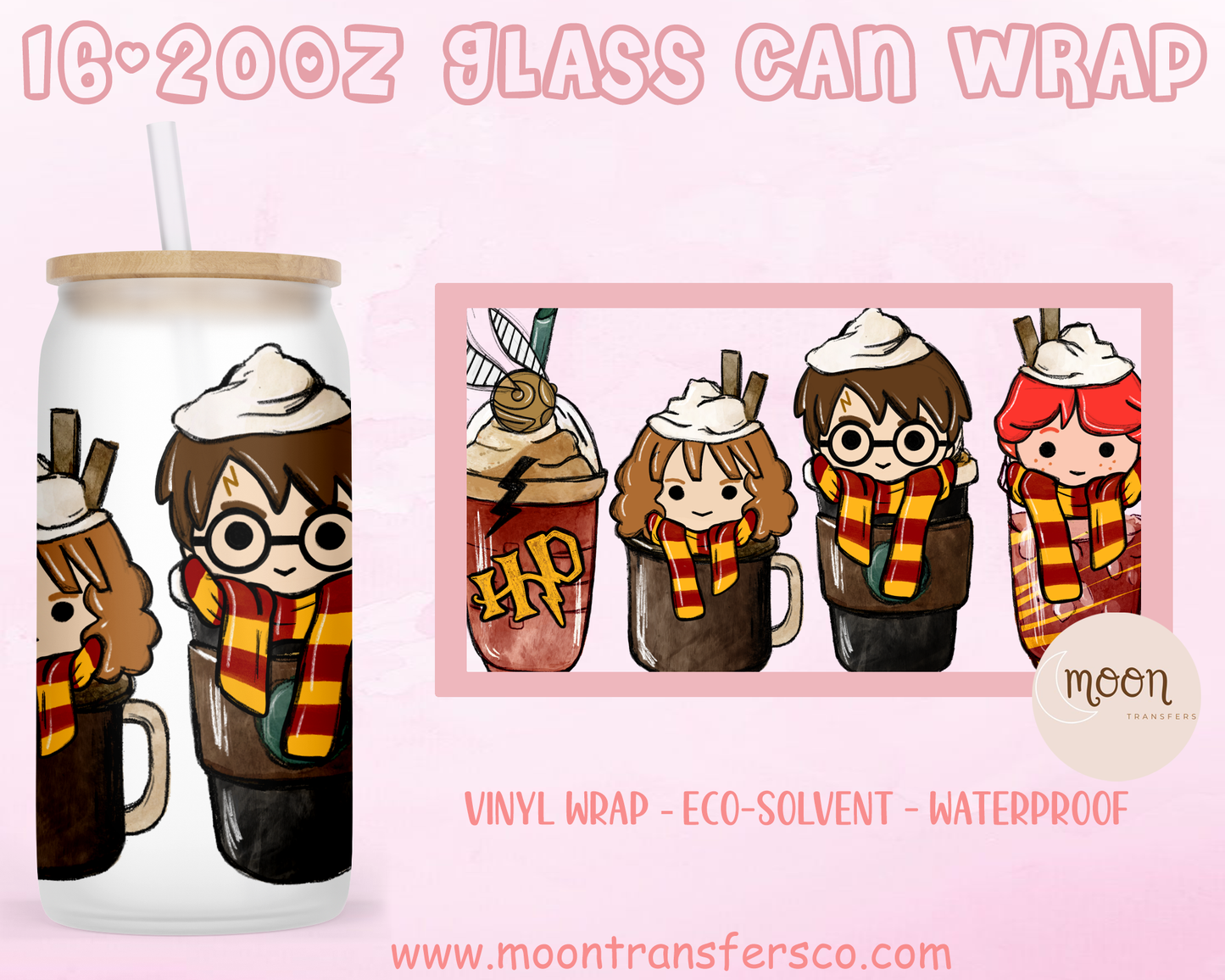 043| Glass Tumbler Wrap |Libbey Cup Wrap| Vinyl Decal | Glass Can Wraps