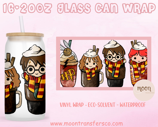043| Glass Tumbler Wrap |Libbey Cup Wrap| Vinyl Decal | Glass Can Wraps