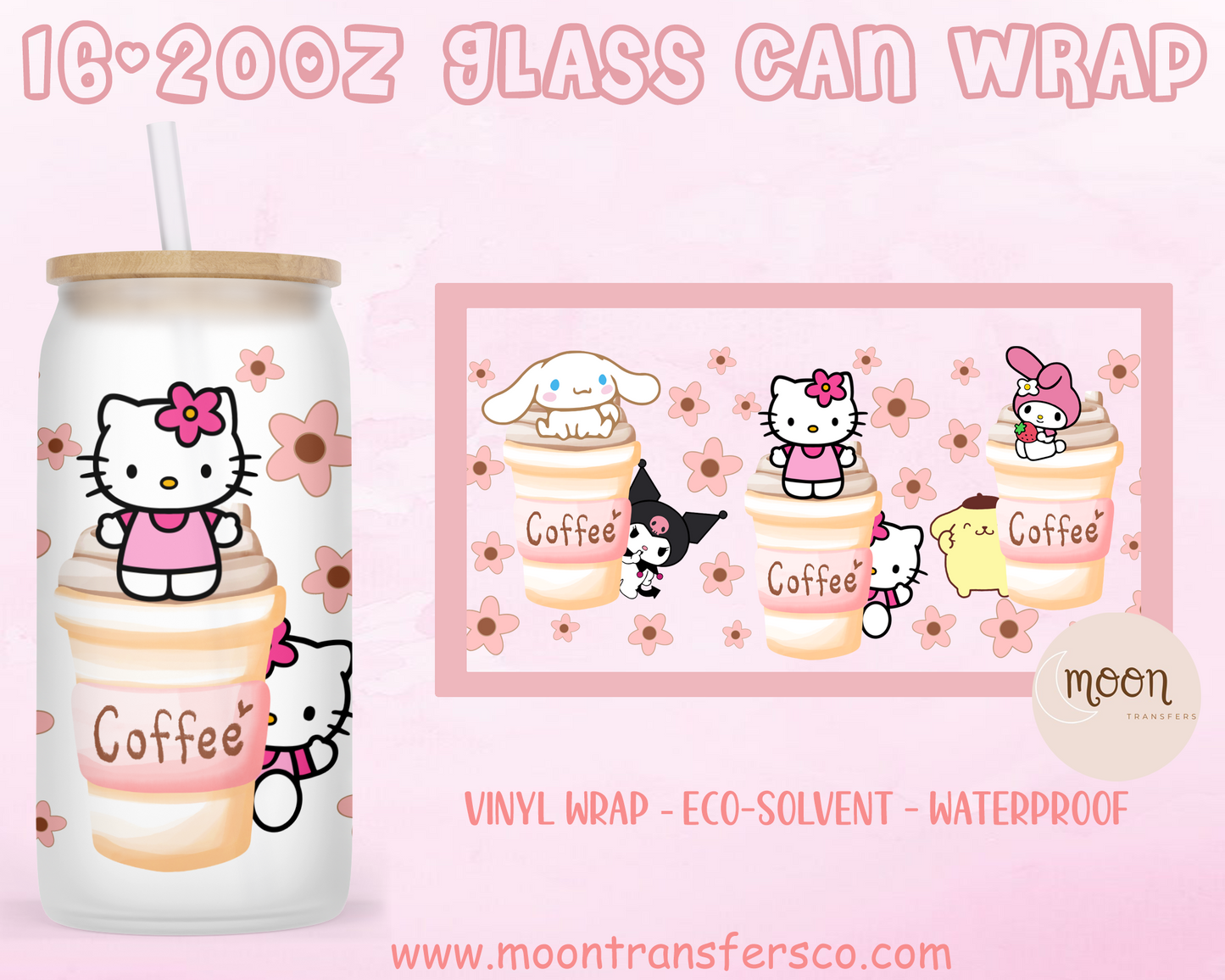 025 | Glass Cup Wrap | Vinyl Wrap | Libbey Cup| Glass Tumbler Wrap | Glass wrap