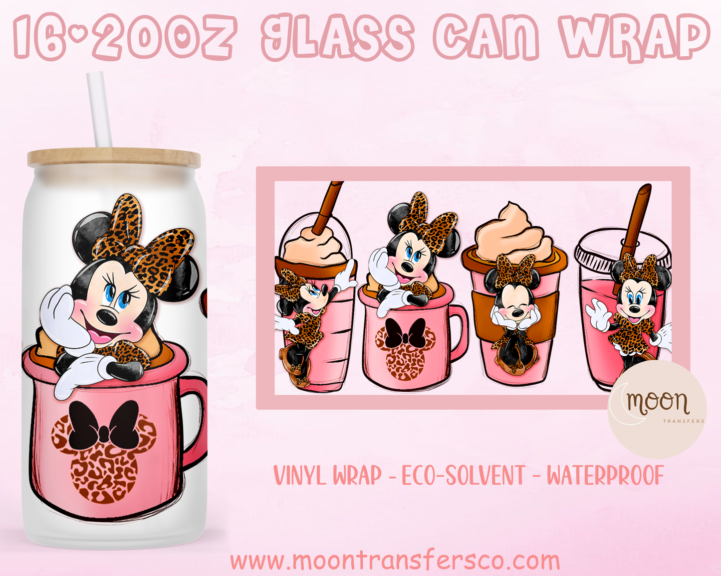 017| Glass Tumbler Wrap | Love | Vinyl Decal | Glass Can Wraps