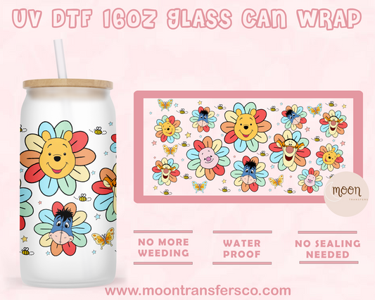 12- UV DTF 16oz Glass Can