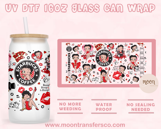 01- UV DTF 16oz Glass Can