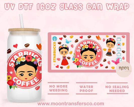 21- UV DTF 16oz Glass Can